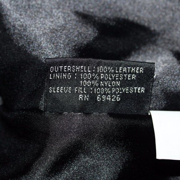 Wilson's Medium Asymmetrical Full Zip 100% Leather Belted Notched Collar Coat - Picture 12 of 12